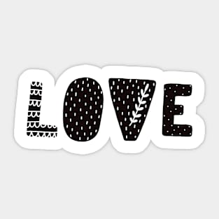 Love - Scandinavian Sticker